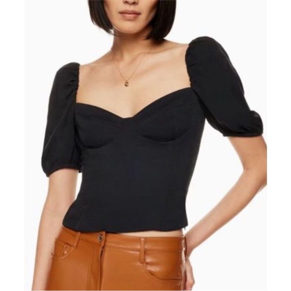 Aritzia Wilfred Black Top